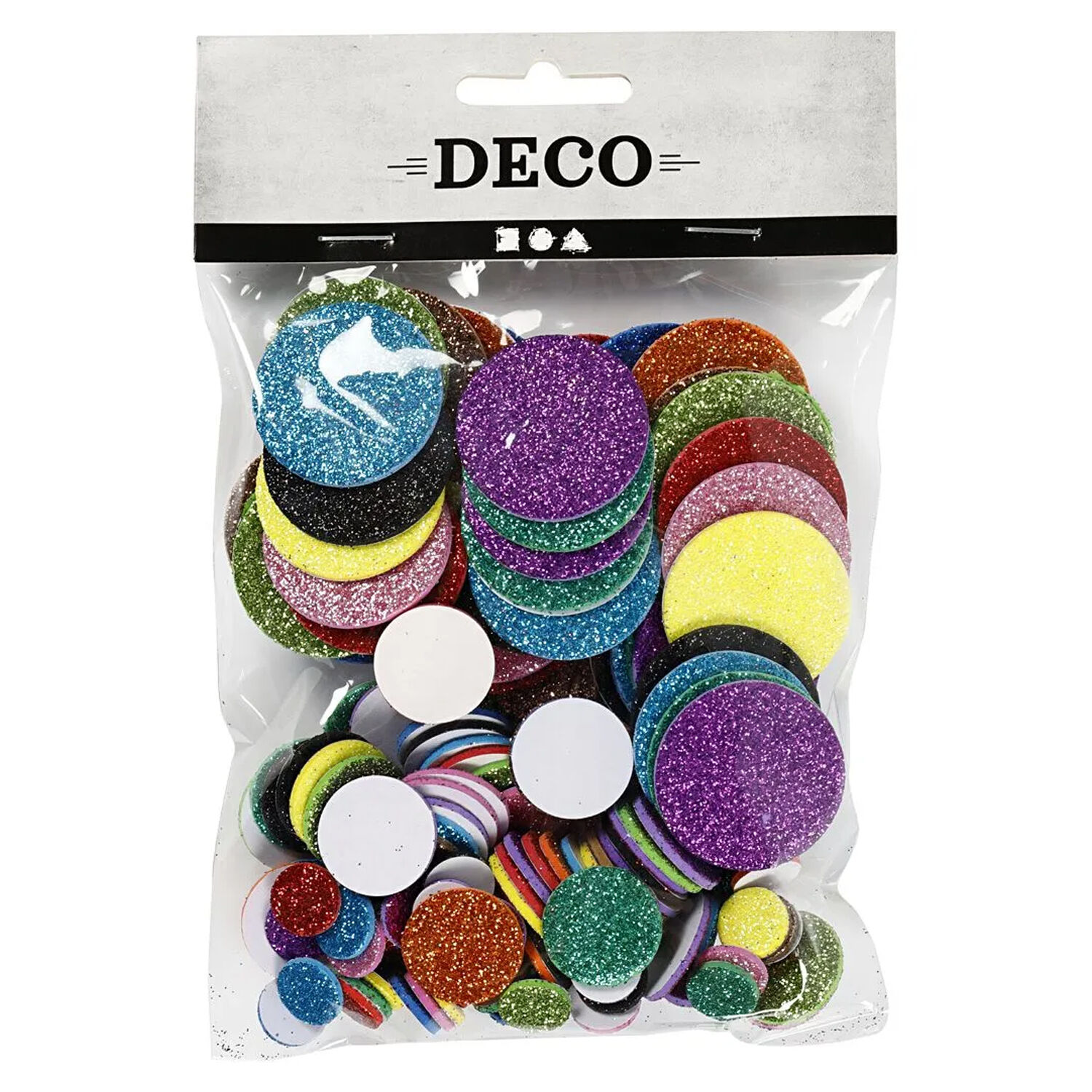 NEU Moosgummikreise 150 St�ck sort., � 12+20+32 mm