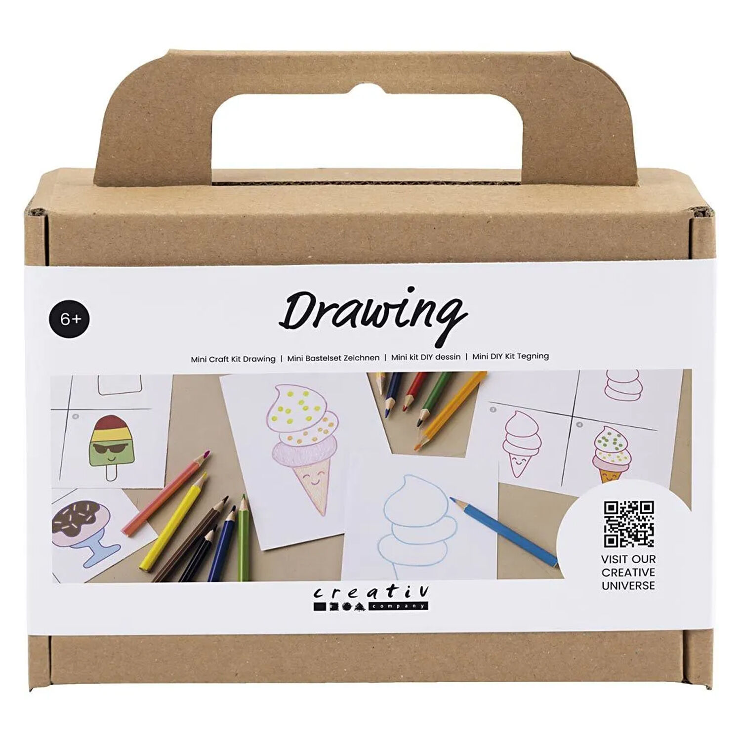 NEU Mini Bastelset Zeichnen, S��e Sachen - DIY Set