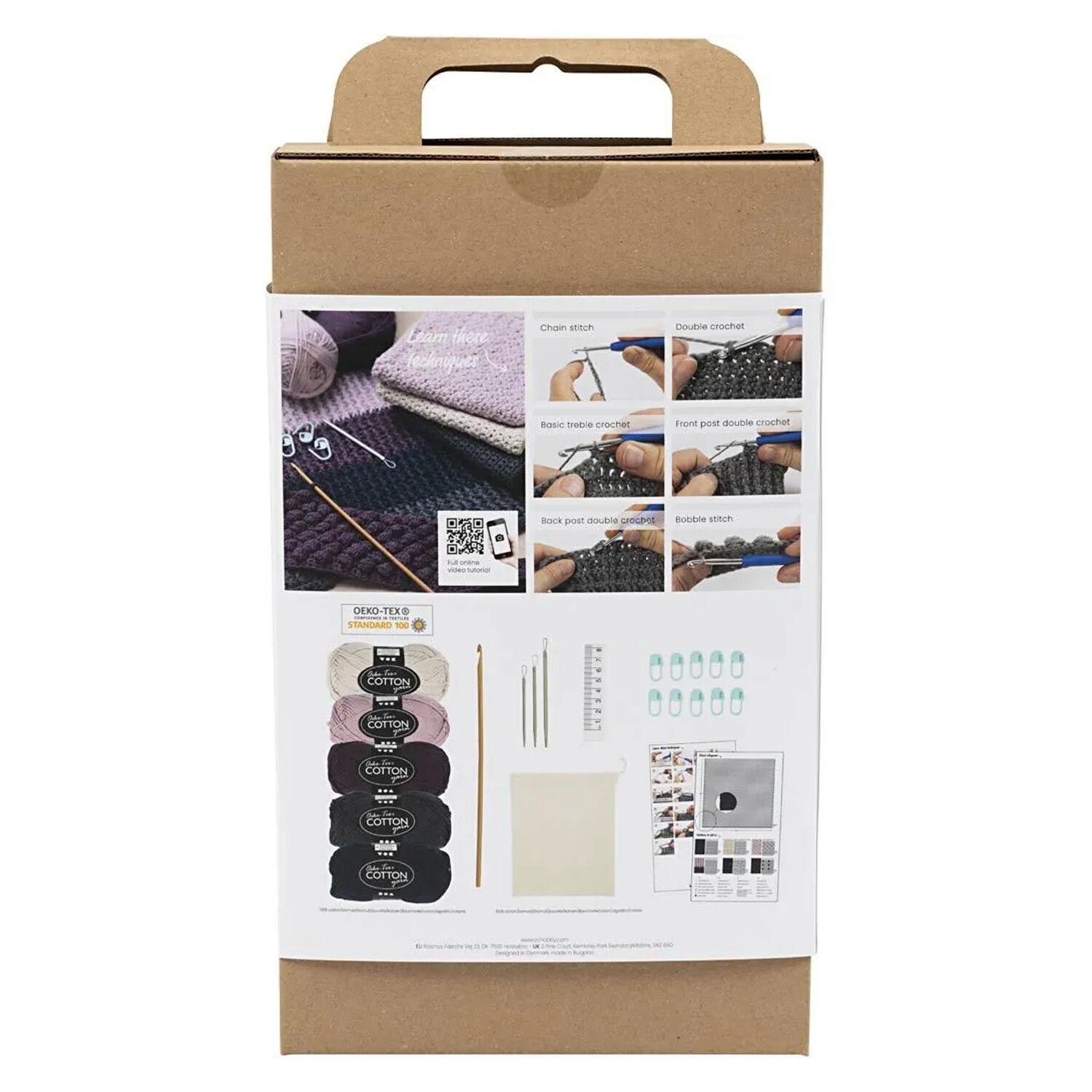 NEU Starter Bastelset H�keln - DIY Set Bild 2