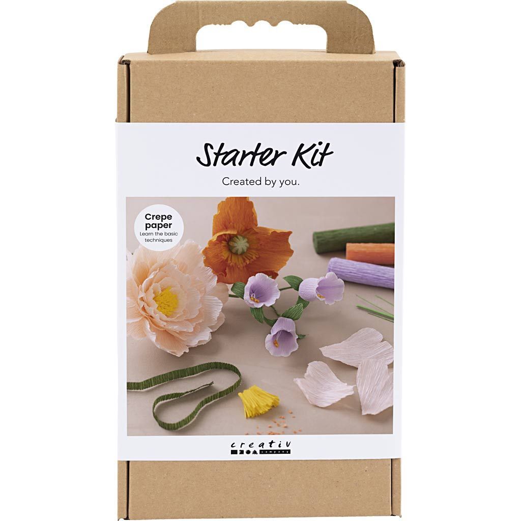 Starter Kreativ Set Floristen-Krepppapier, Sortierte Farben