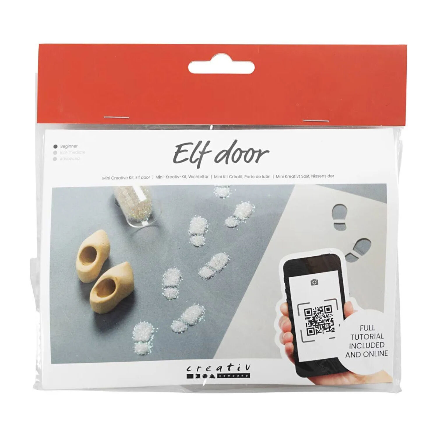 NEU Bastel-Set Wichtel / Miniaturen, Fu�abdr�cke & Spuren im Schnee