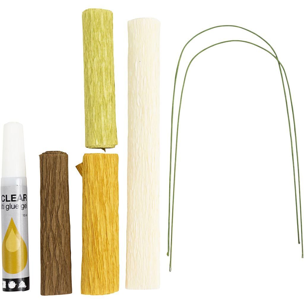 Kreativ Set Floristen-Krepppapier, Magnolienzweig, Extrastarkes Krepp, 105 g Bild 3