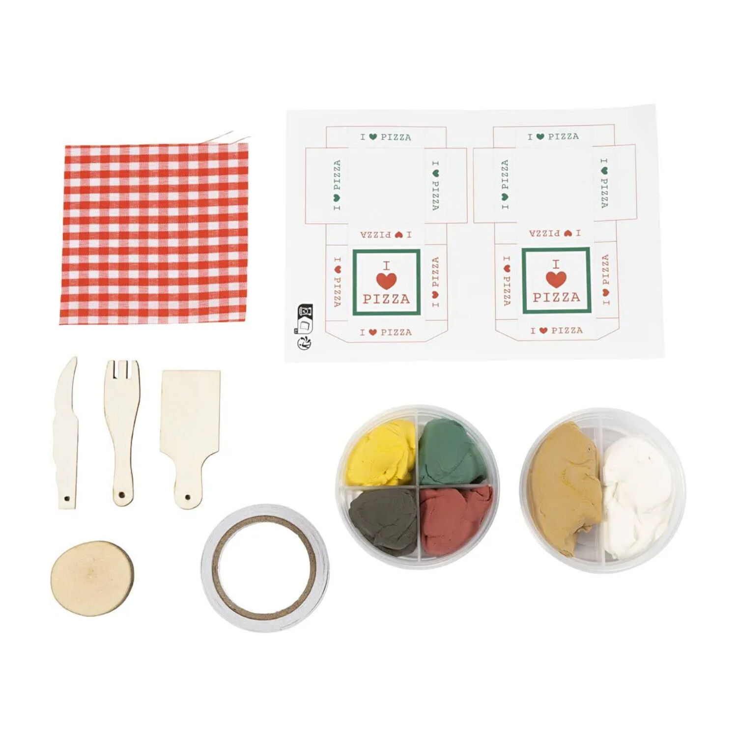 NEU Bastel-Set Wichtel / Miniaturen, Pizza & Zubeh�r Bild 3
