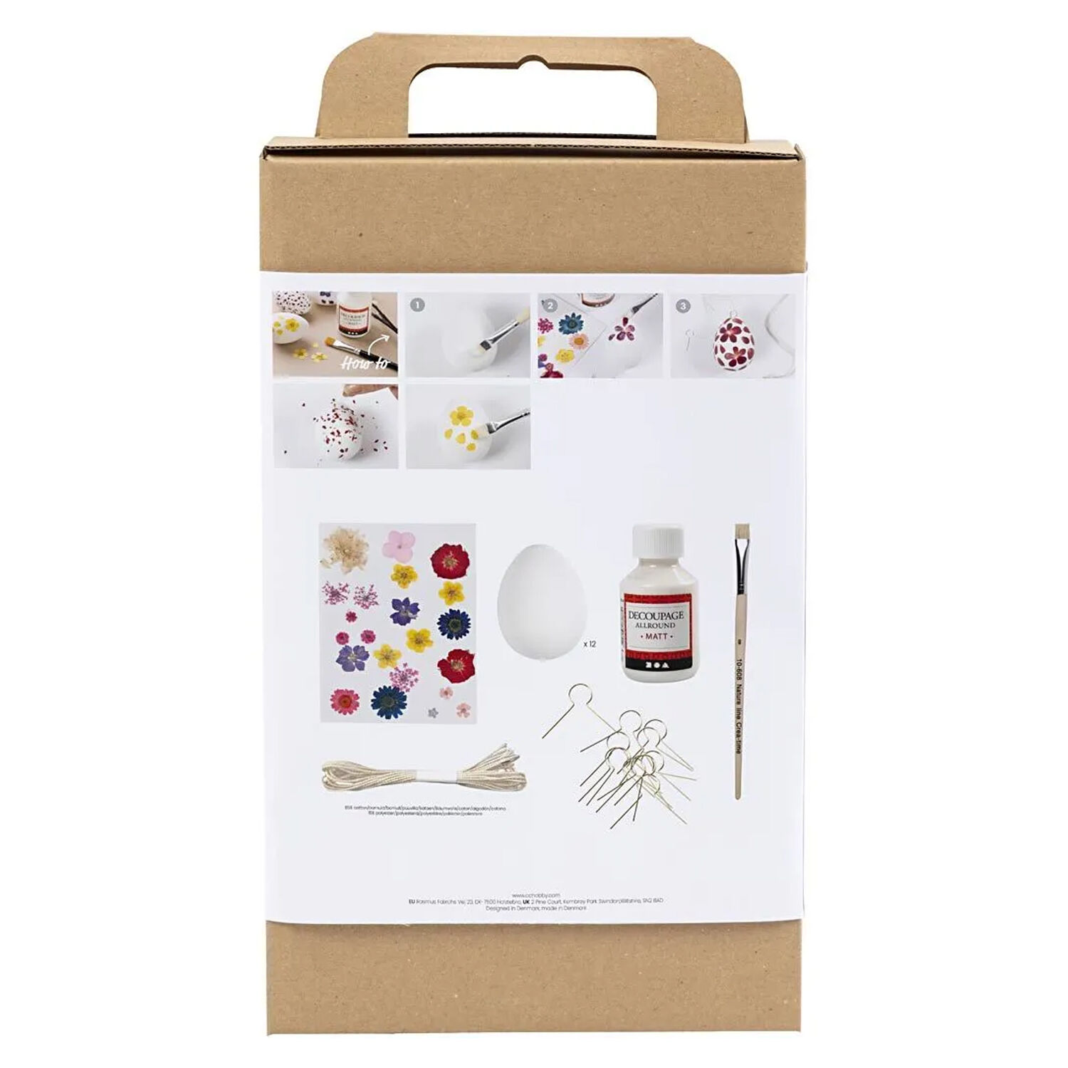 NEU Bastelset D�coupage, Ostern - DIY Set Bild 2