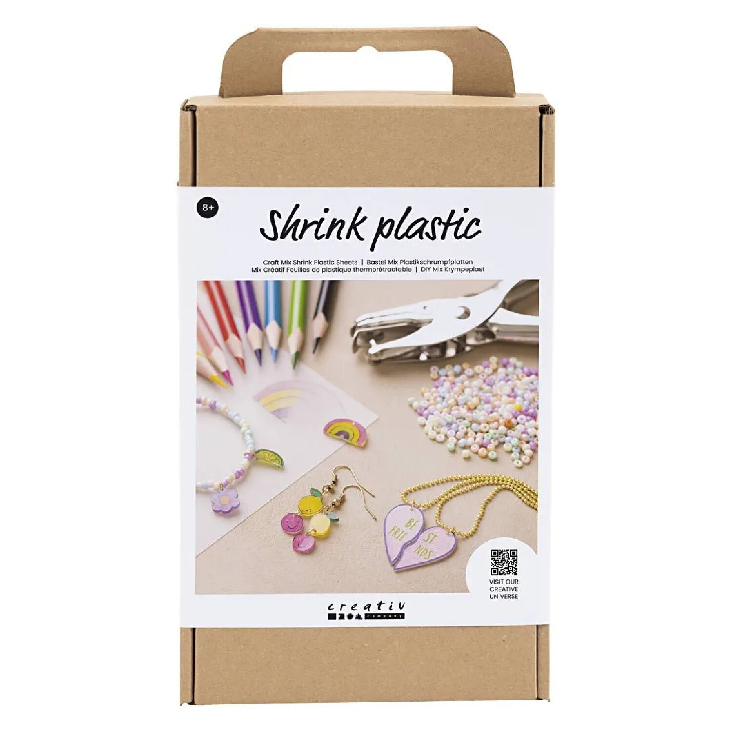 NEU Kreativ Mix Plastikschrumpfplatten f�r Accessoires
