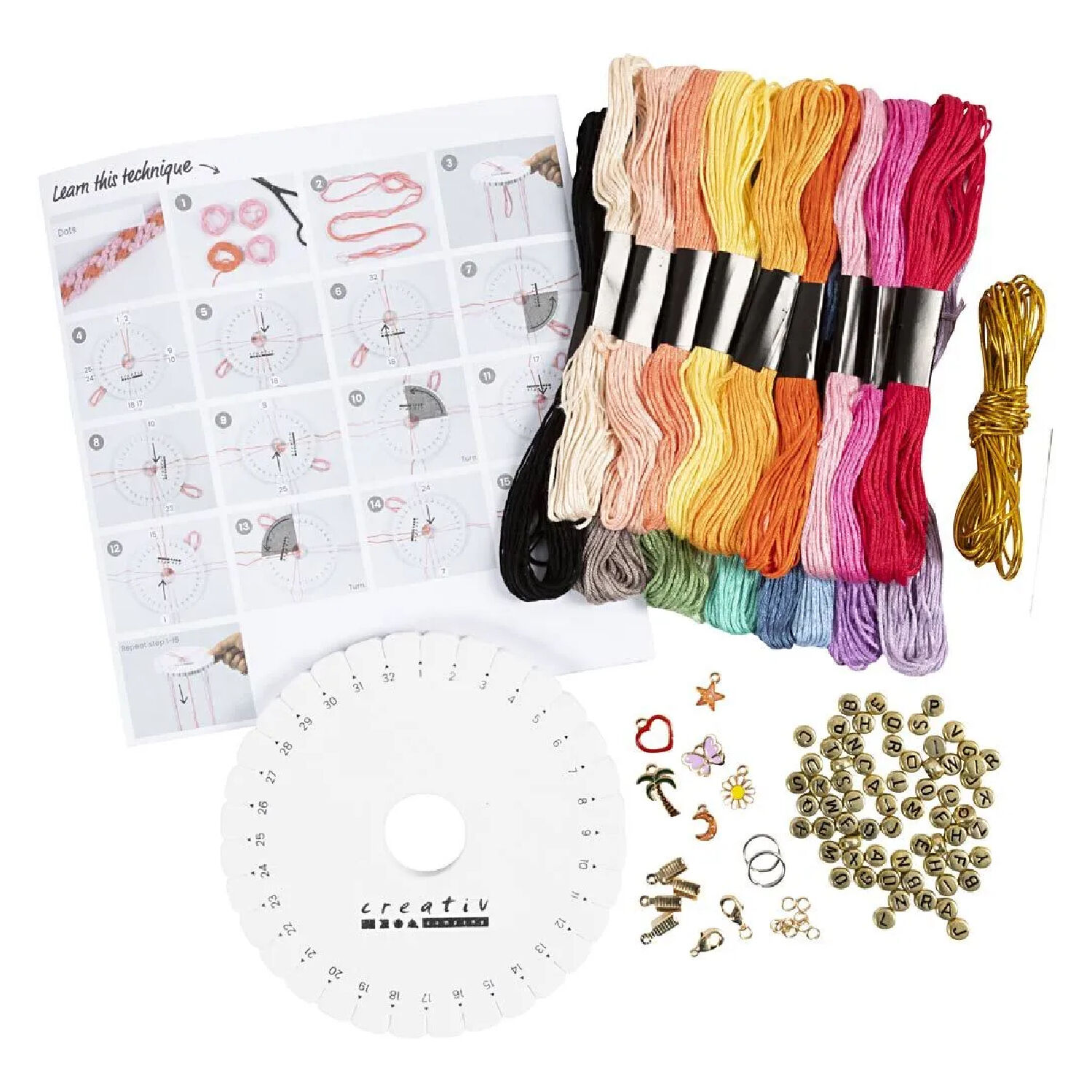NEU Starter Kreativ Set Kumihimo / Freundschaftsarmb�nder Bild 3