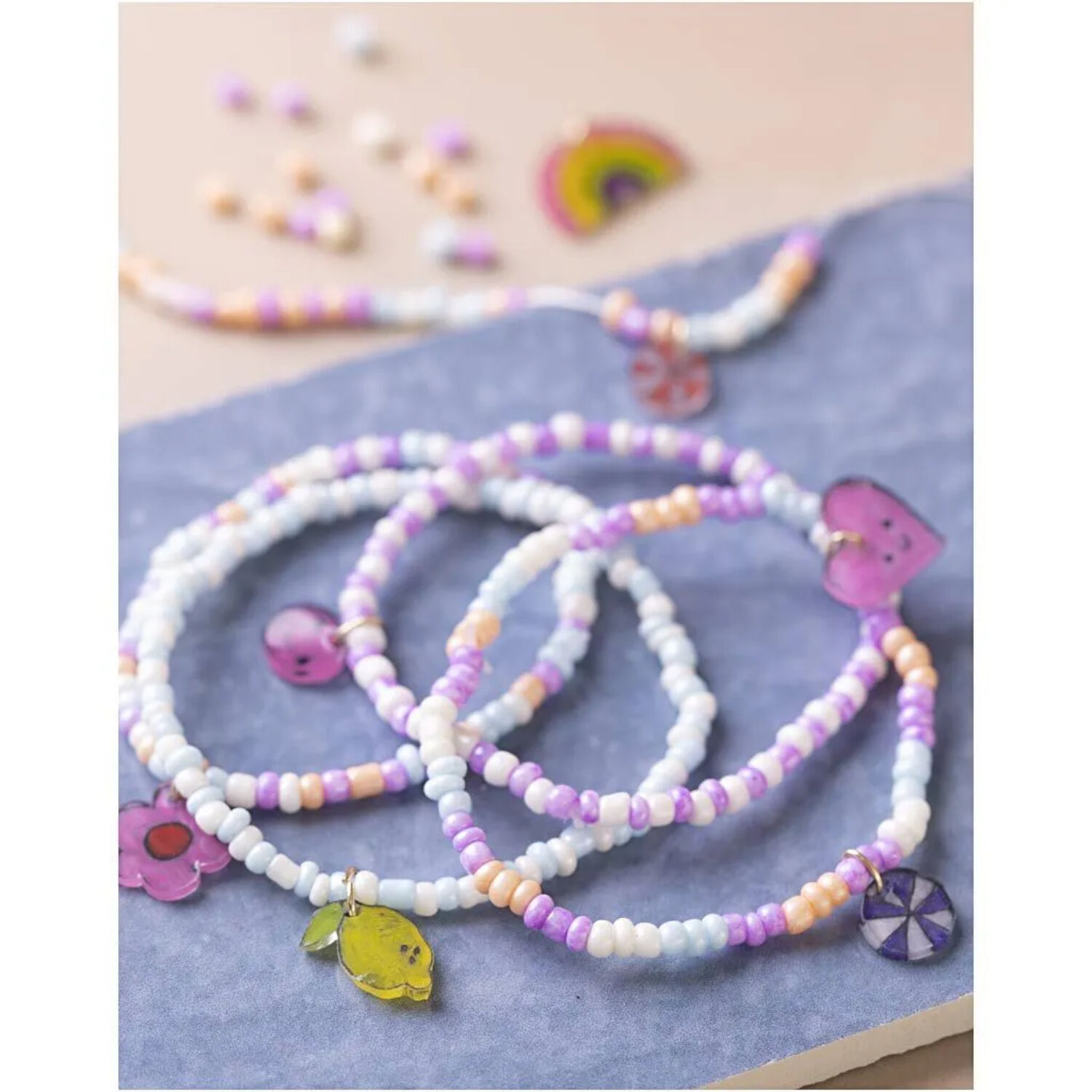 NEU Mini Kreativ Set Schmuck f�r 4 Armb�nder mit Schrumpffolie Bild 4