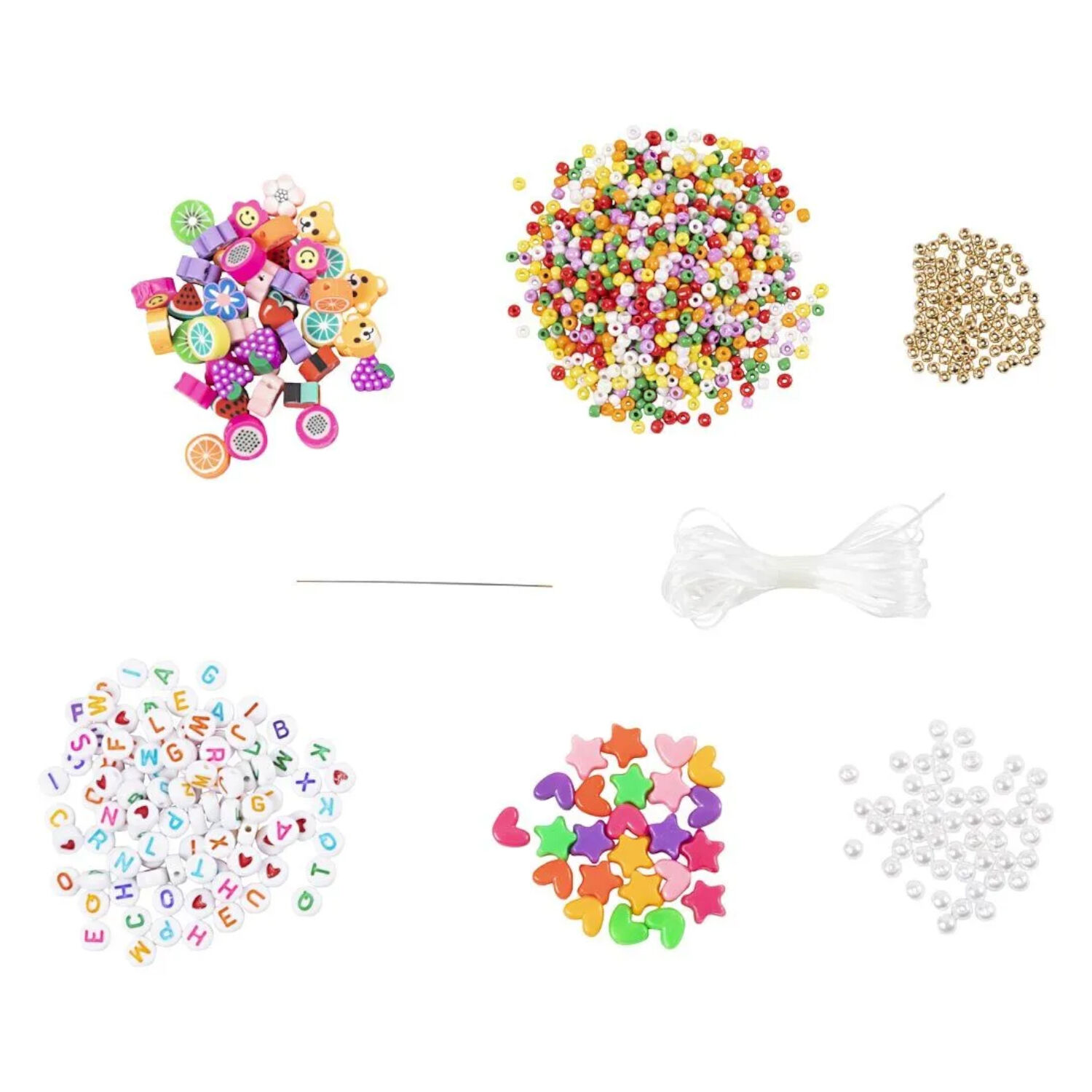 NEU Kreativ-Set Schmuck f�r Farbenfrohe Armb�nder, inkl. Material & Anleitung Bild 3