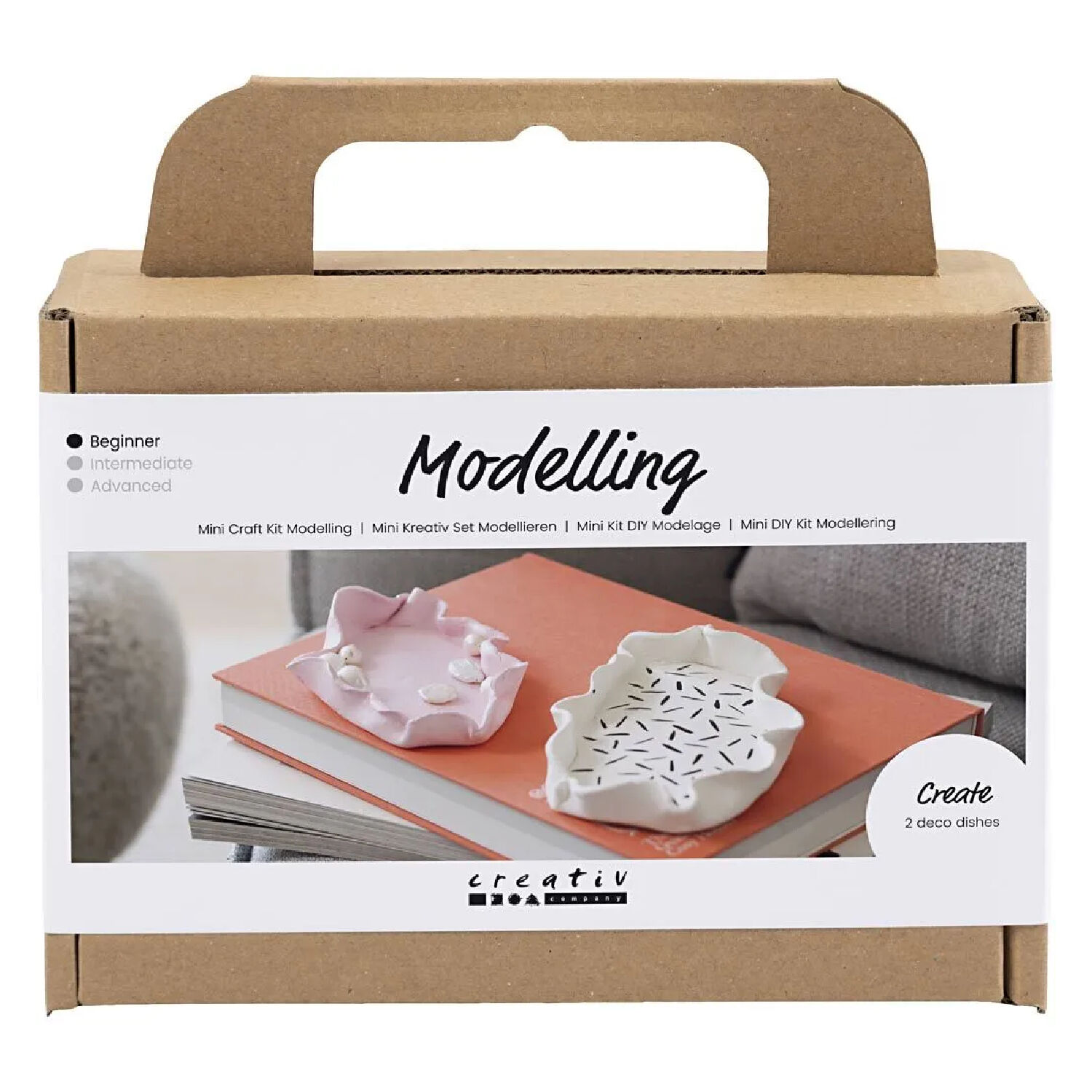 NEU Mini Kreativ Set Modellieren f�r Schalen, lufttrocknender Ton