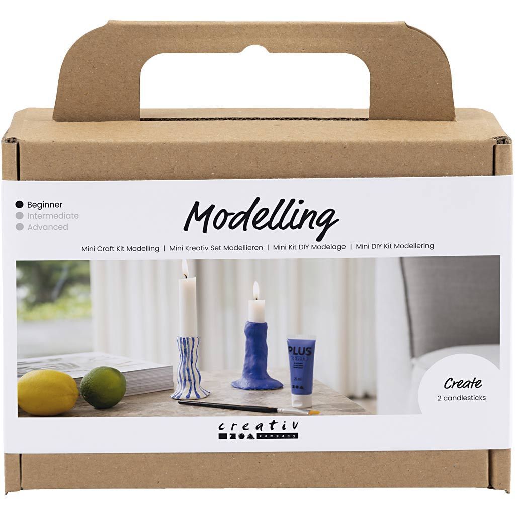 Kreativ Set Modellieren, Kerzenhalter