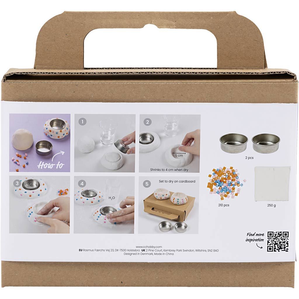 Kreativ Set Modellieren, Kerzenhalter Bild 2