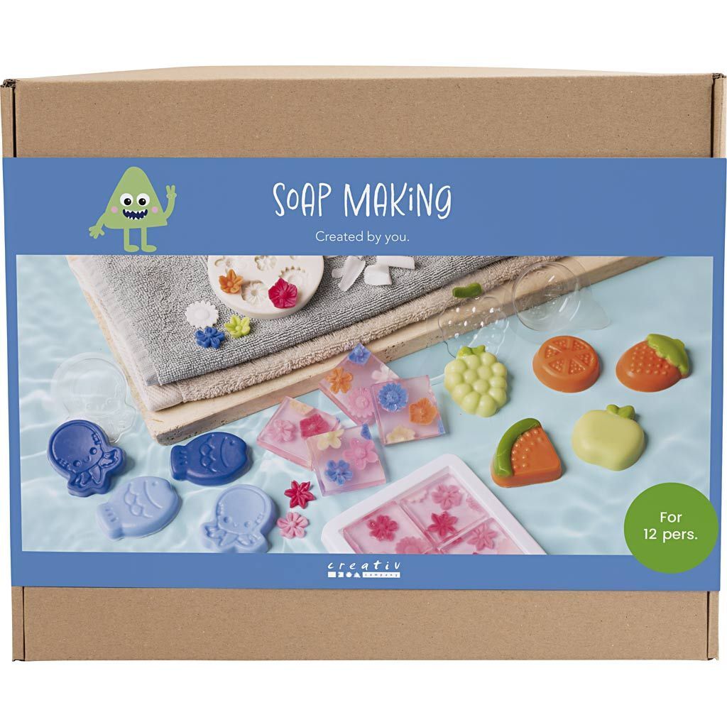 Gruppen-Kreativset Seifenherstellung, Blau, Gr�n, Orange, Pink