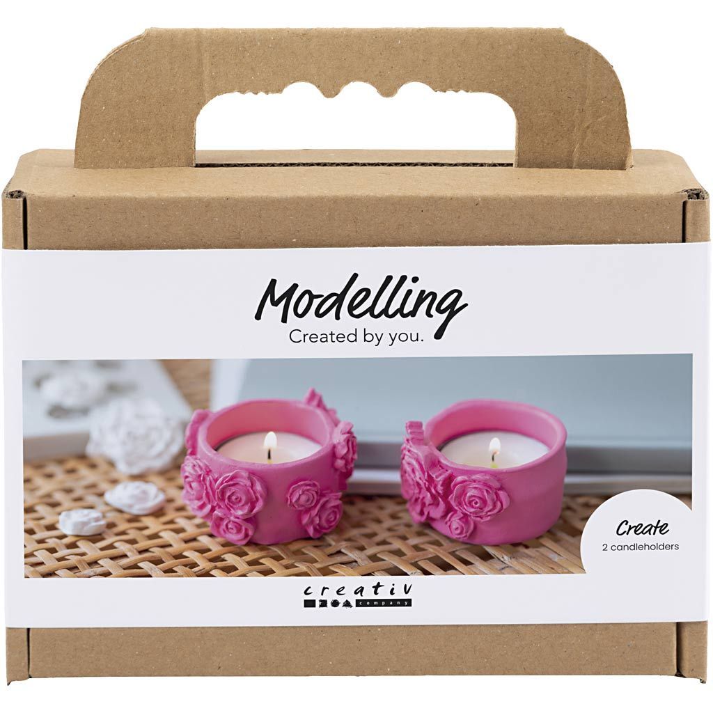 Kreativ Set Modellieren, Teelichthalter