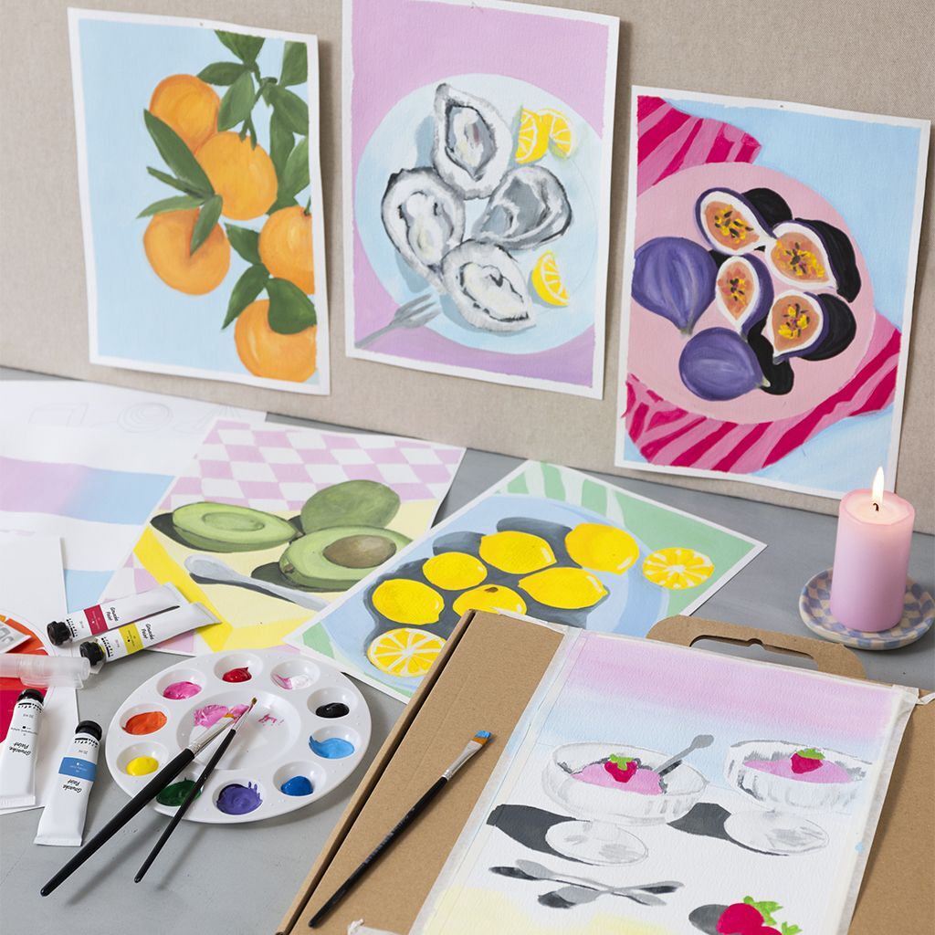 Starter Kreativ Set Gouache, Gem�lde, Sortierte Farben Bild 5