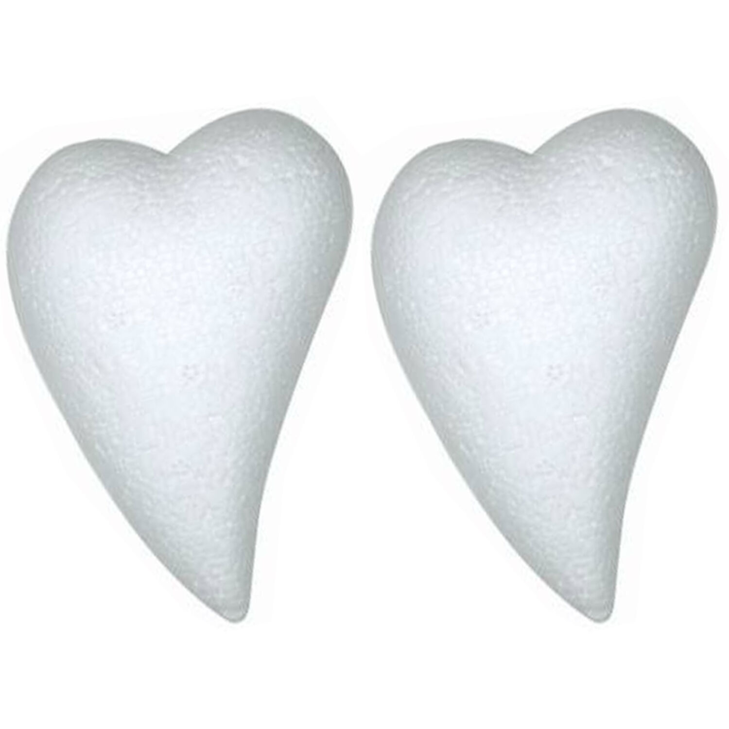 DIY Set Pailletten-Herz, Bastelset Muttertag, 2 Styroporherzen 12cm, 1 Pack Pailletten rot, Stecknadeln 10mm Bild 2
