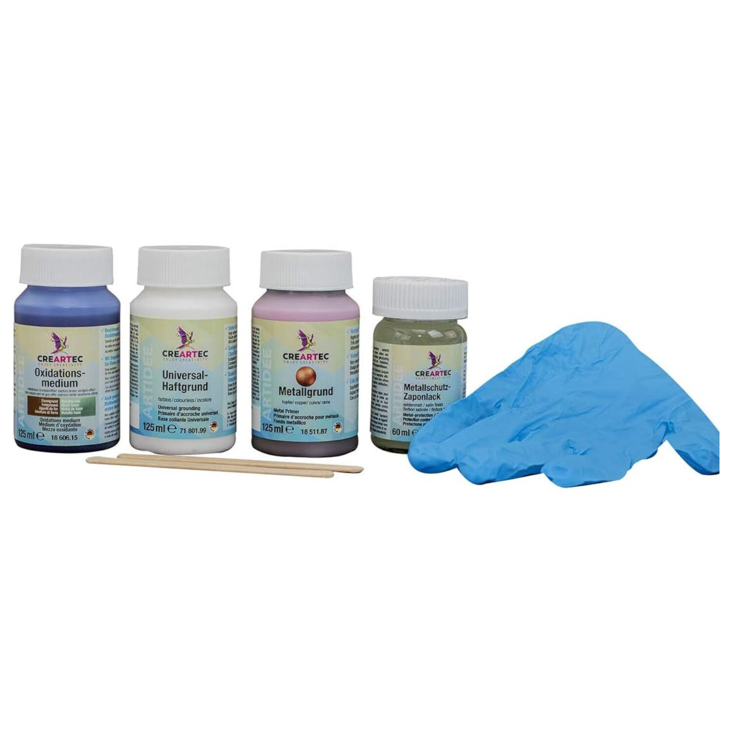Metall-Oxidations-Set mit Gr�nspan-Effekt Bild 3