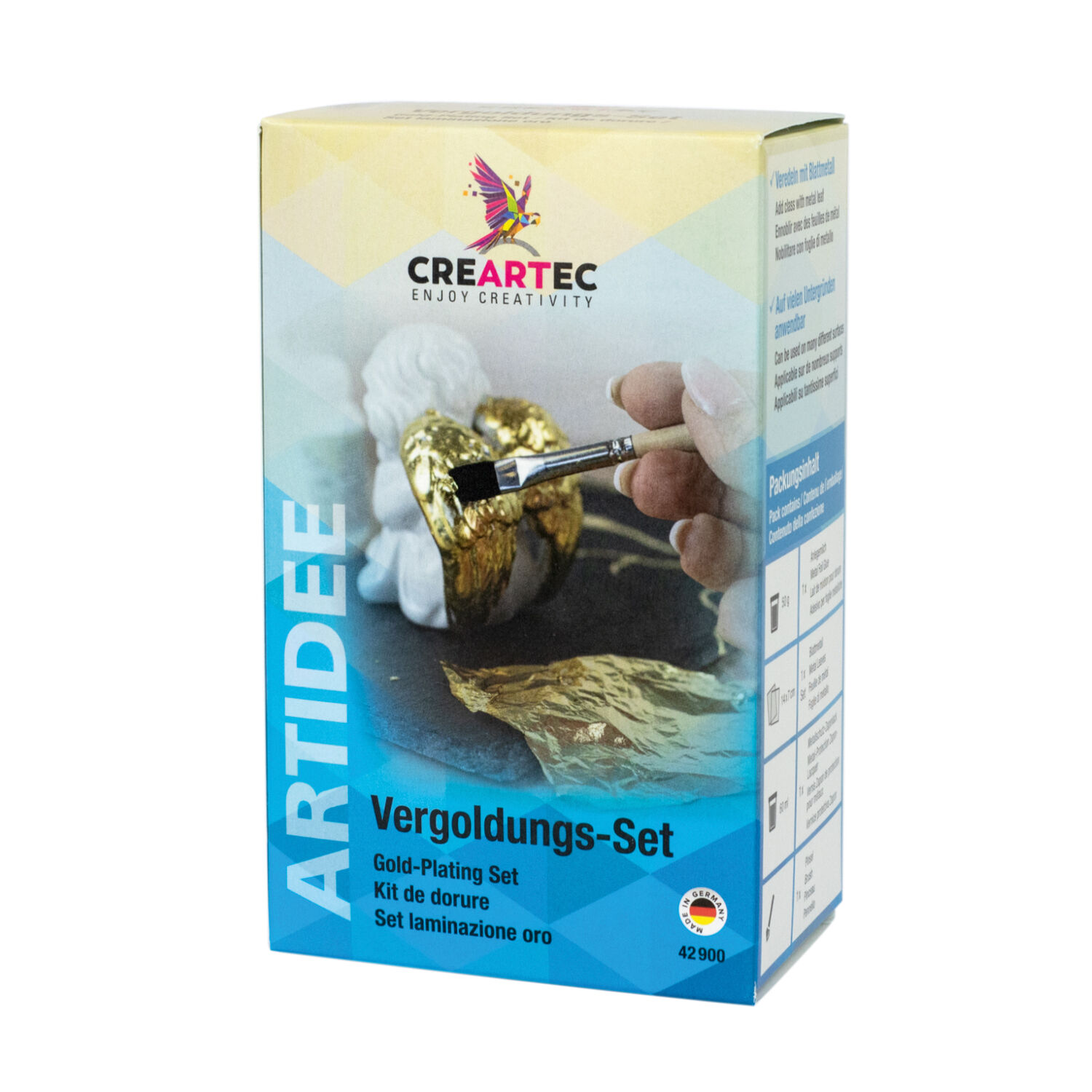 NEU Vergoldungs-Set / Blattmetall-Komplettset, inkl. 25 Blatt und Zubeh�r