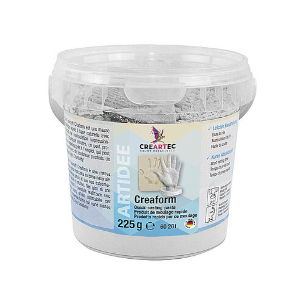 Creaform Schnellabformmasse 225g, pulverf�rmig, f�r Objekte und K�rperteile