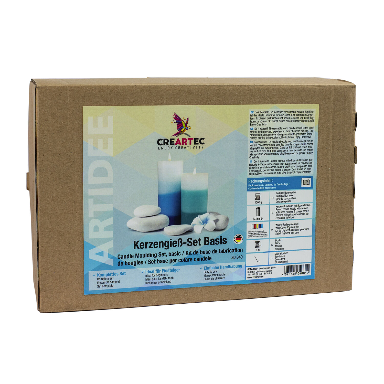 NEU Kerzengie�-Set Basis, mit einer Kerzengie�form