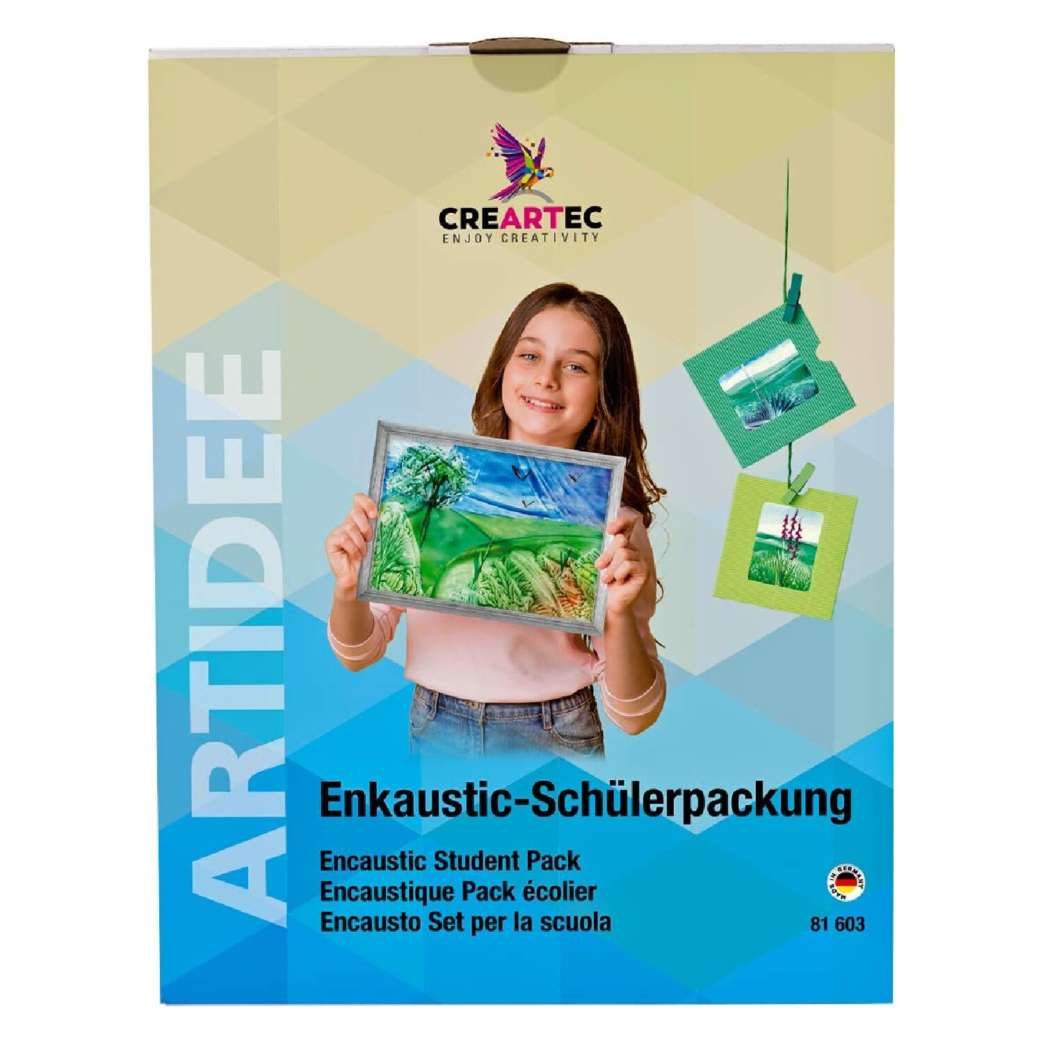 Enkaustik-Sch�lerpackung / Einsteiger-Set