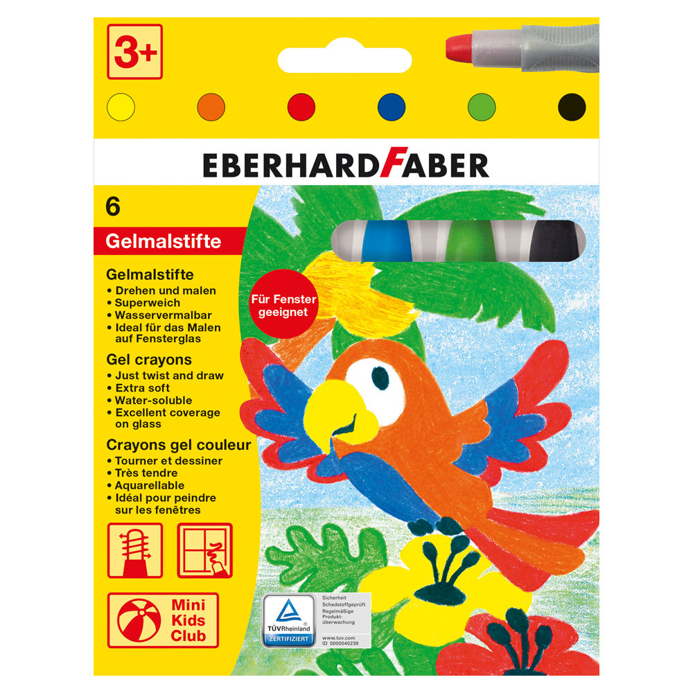 SALE EberhardFaber Gelmalstifte Basic, 6 St�ck