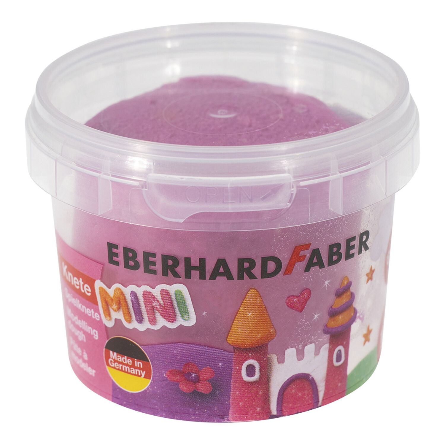 SALE EberhardFaber Spielknete, lufttrocknend, 100 g, Glitzer Pink