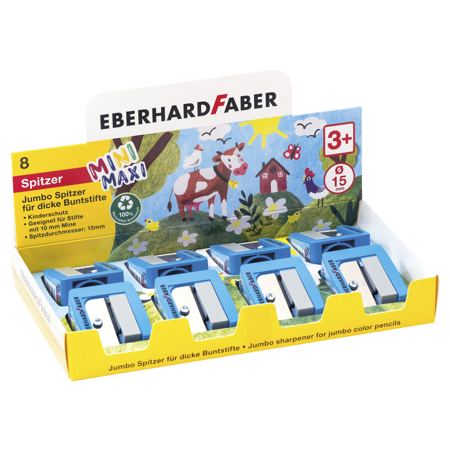 NEU EberhardFaber Jumbo Spitzer f�r Stifte bis 15mm Durchmesser Bild 3