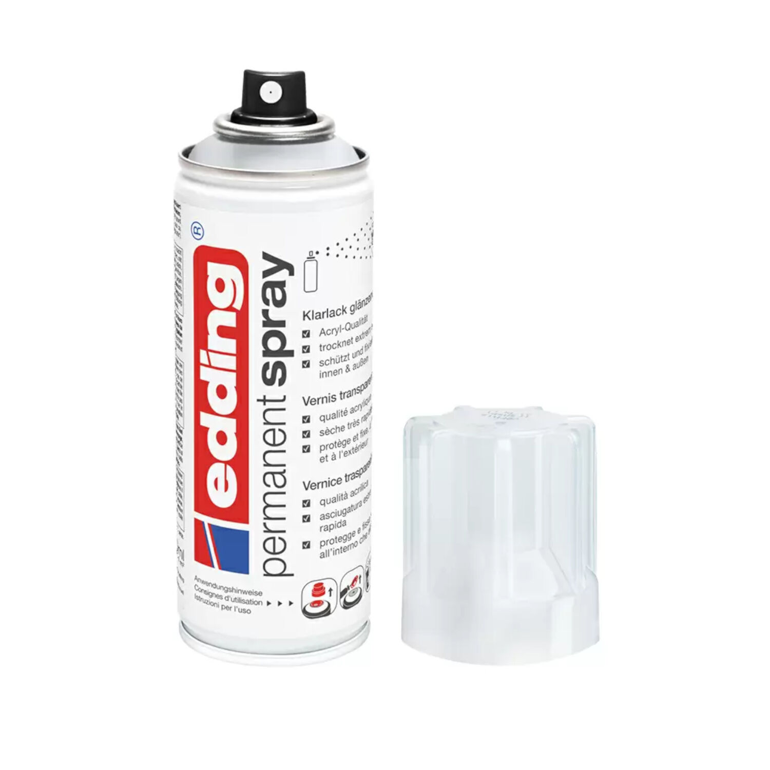 Edding 5200 Permanent-Spray 200ml, Klarlack gl�nzend