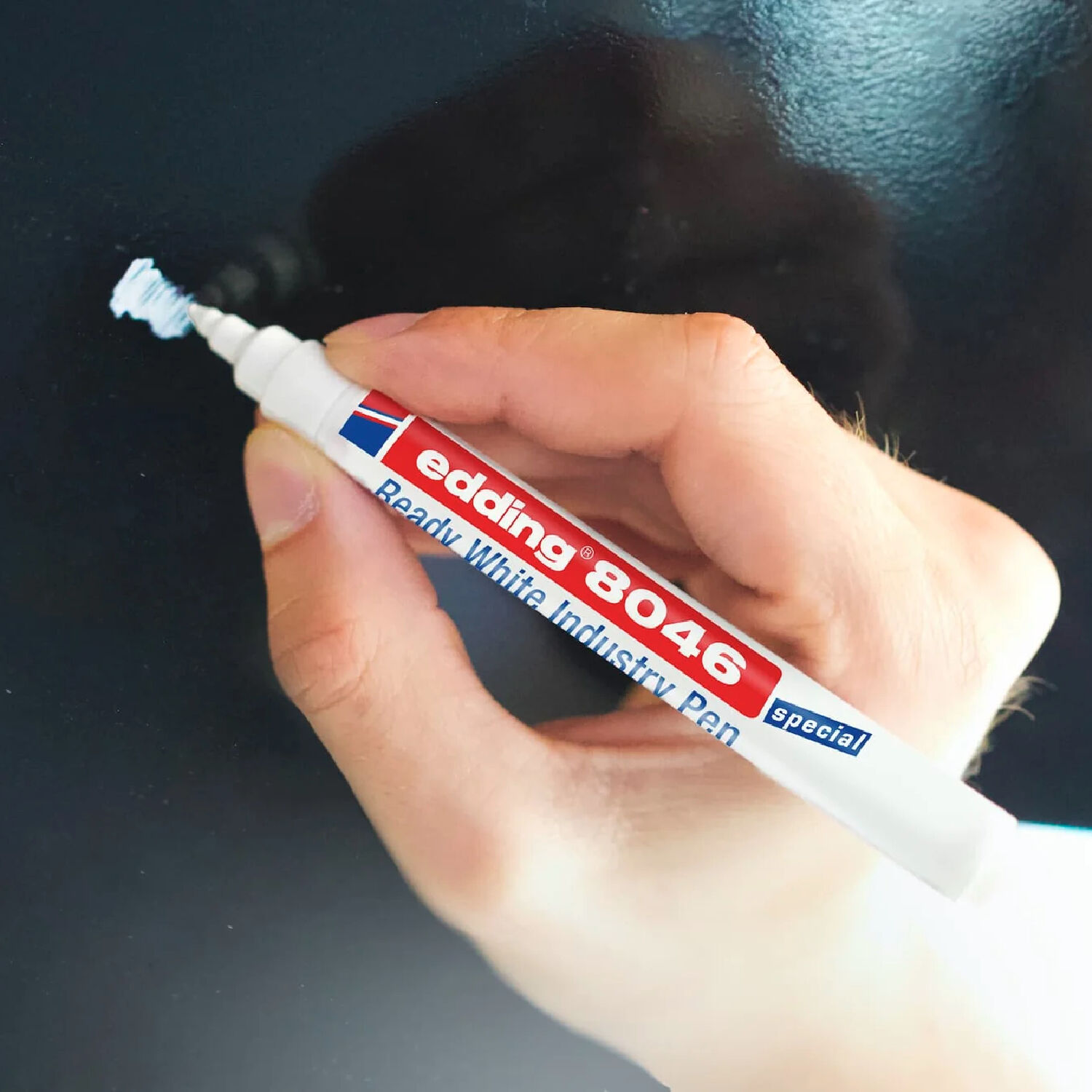 Edding 8046 Ready White Industrie Pen, 1-3mm, wei� deckend Bild 2