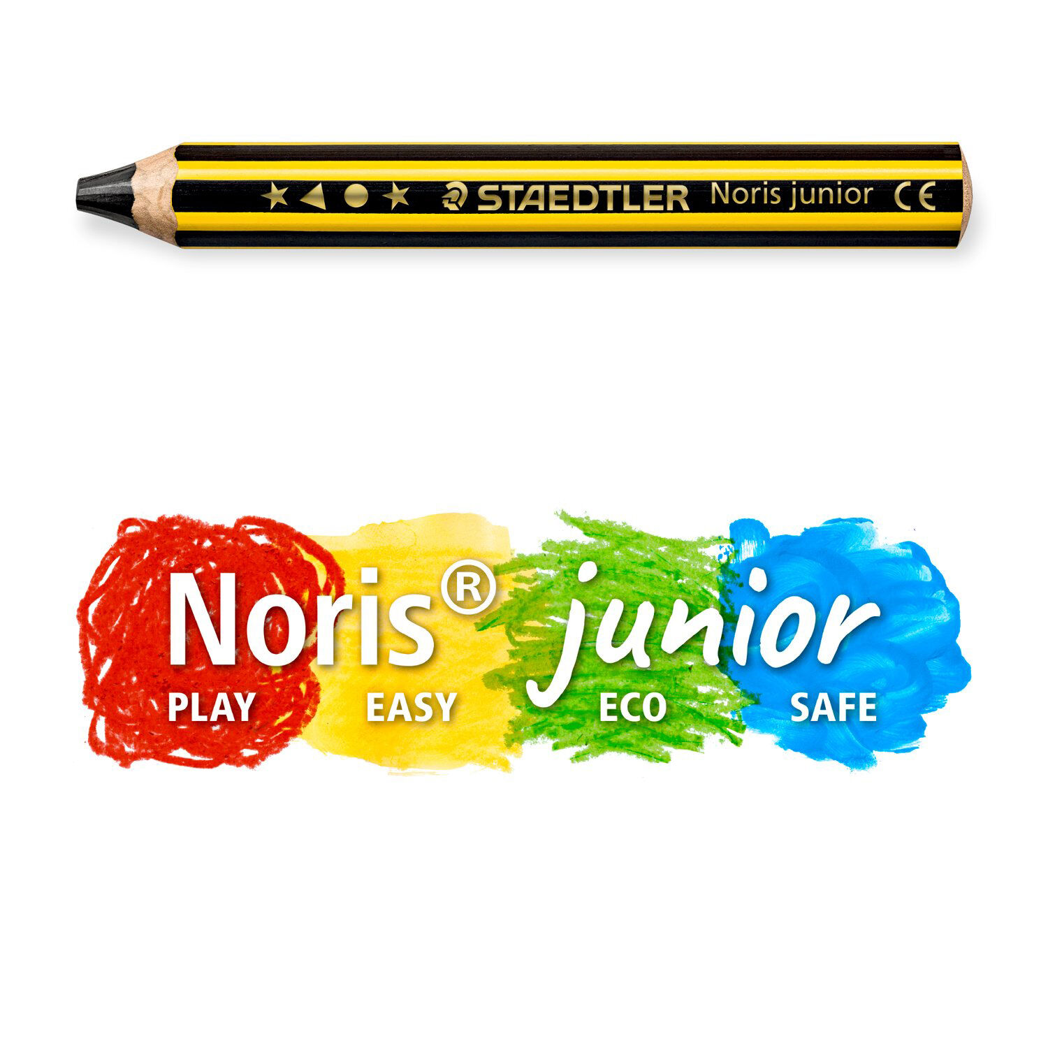Staedtler Superdicker Bleistift, Noris junior, Mine: 7mm, H�rtegrad: 2B Bild 4