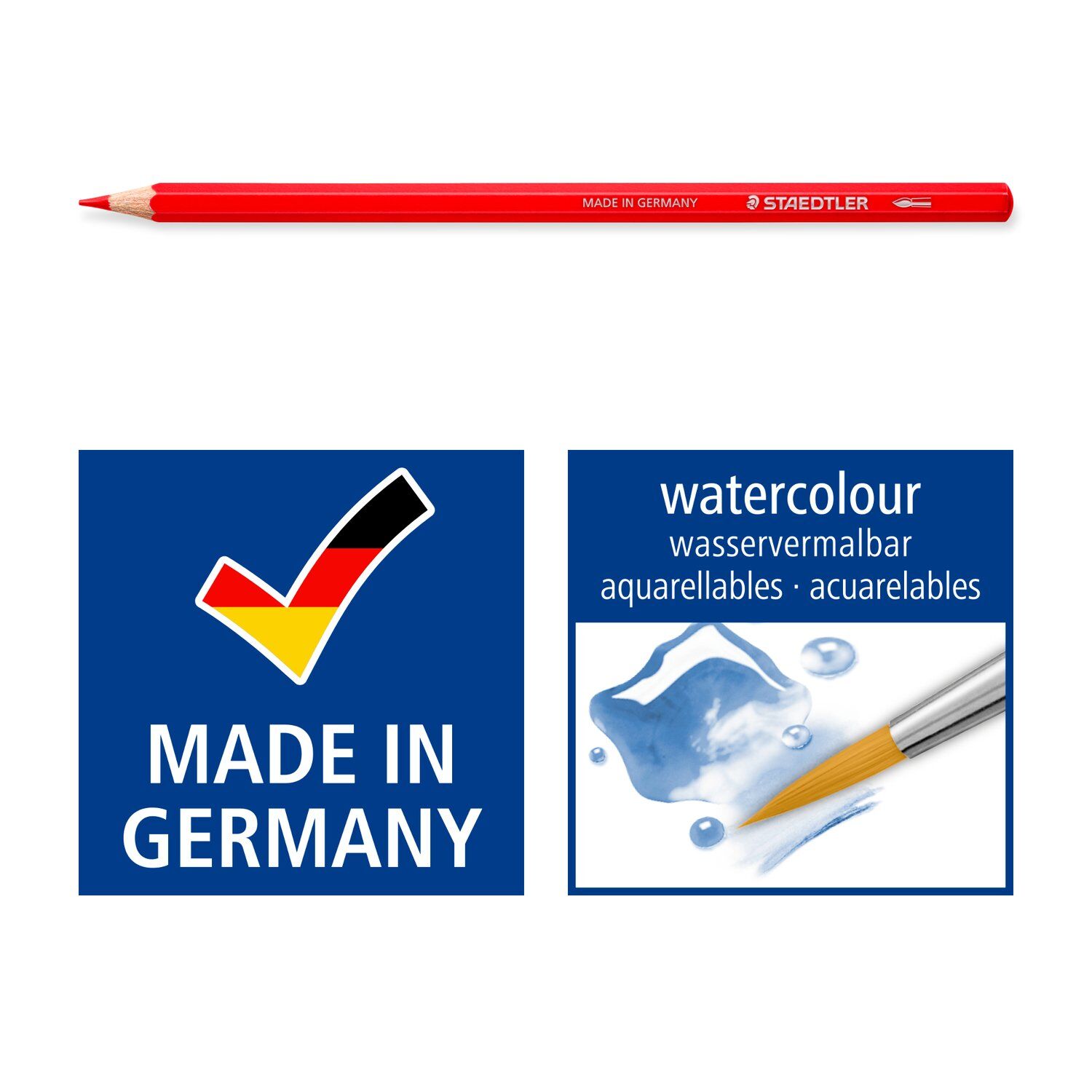 Staedtler Aquarell-Buntstift, Kartonetui mit 12 Stiften Bild 4