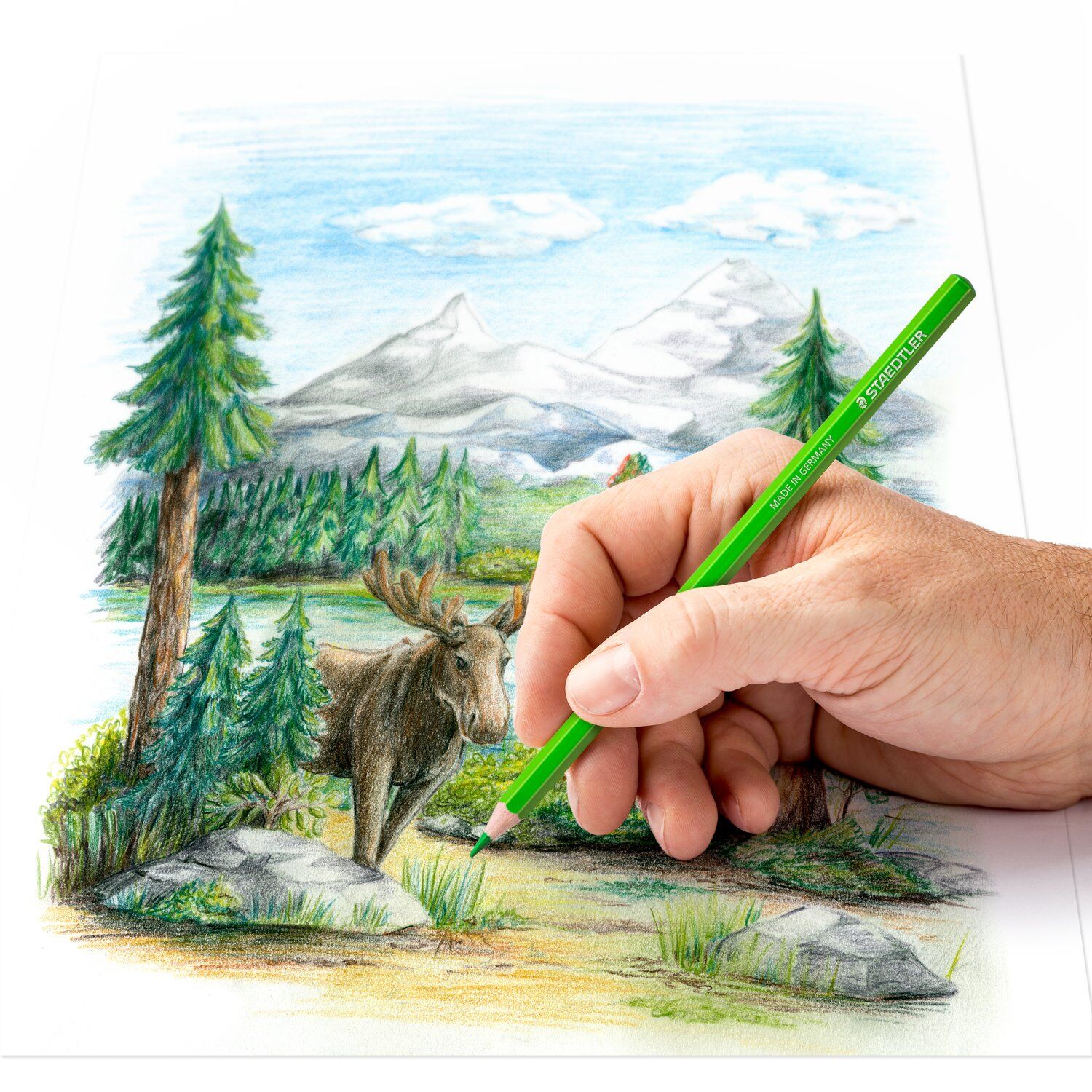 SALE Staedtler Buntstift Sechskant, Mine: 3mm, 1 St�ck, Lichtgelb Bild 3