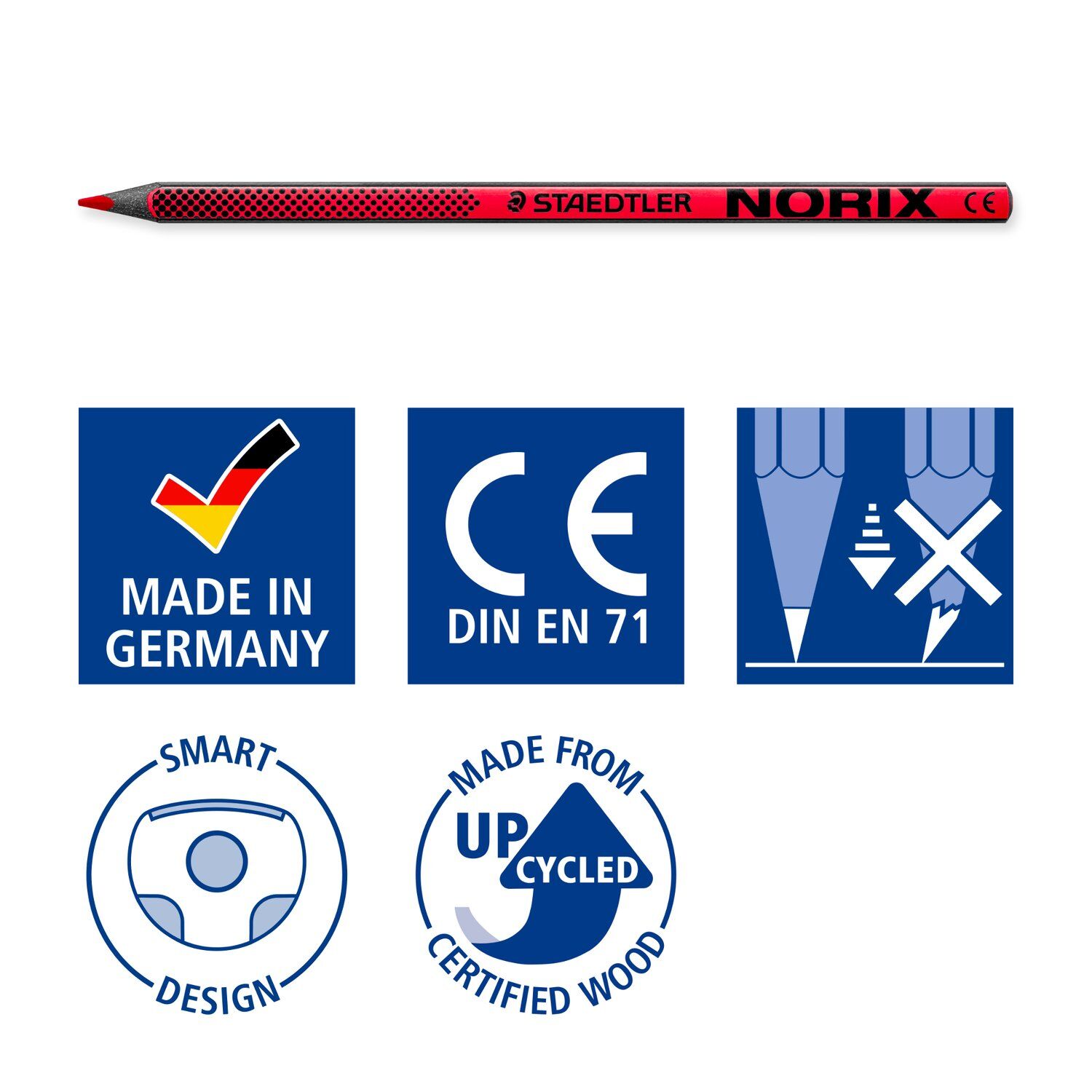Staedtler Buntstift-Set, NORIX, Kartonetui mit 12 Stiften Bild 4