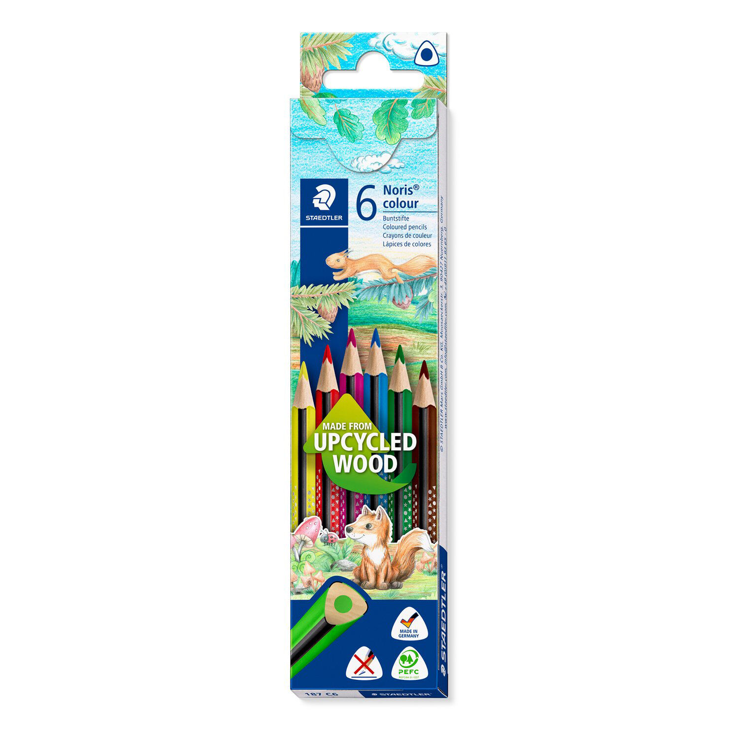 Staedtler Buntstifte, Noris Colour, 6 St�ck sortiert
