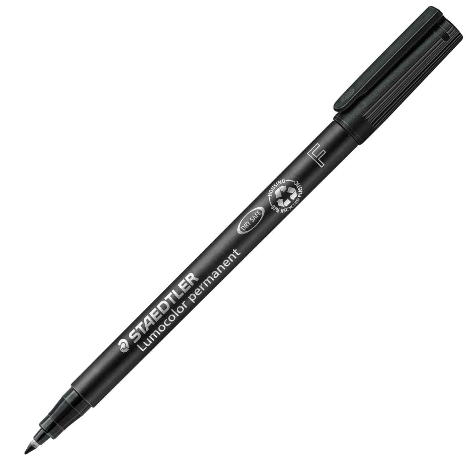Staedtler Lumocolor Folienstift permanent, F 0,6mm, schwarz