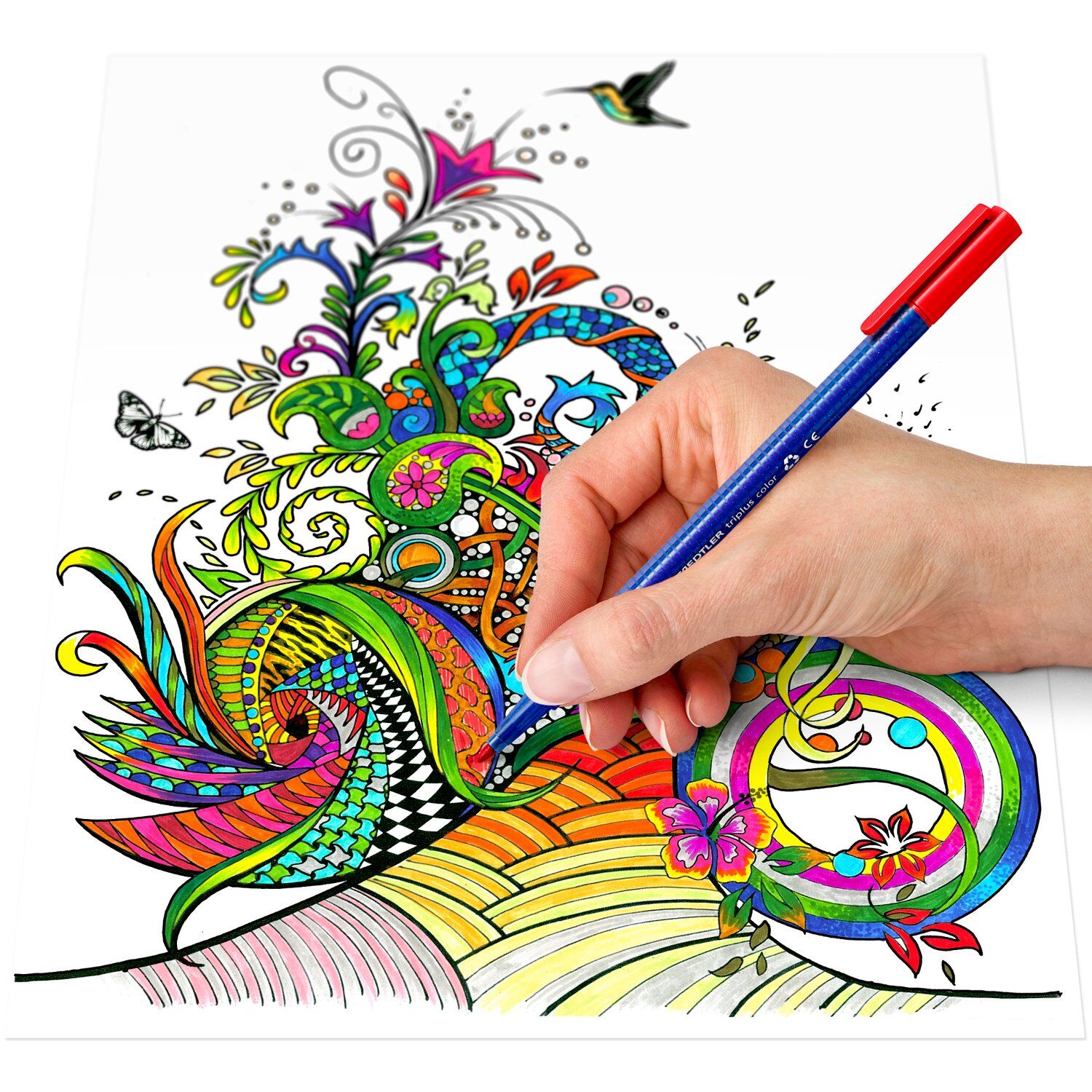 Staedtler Fasermaler triplus color, 10 Stifte sortiert Bild 3