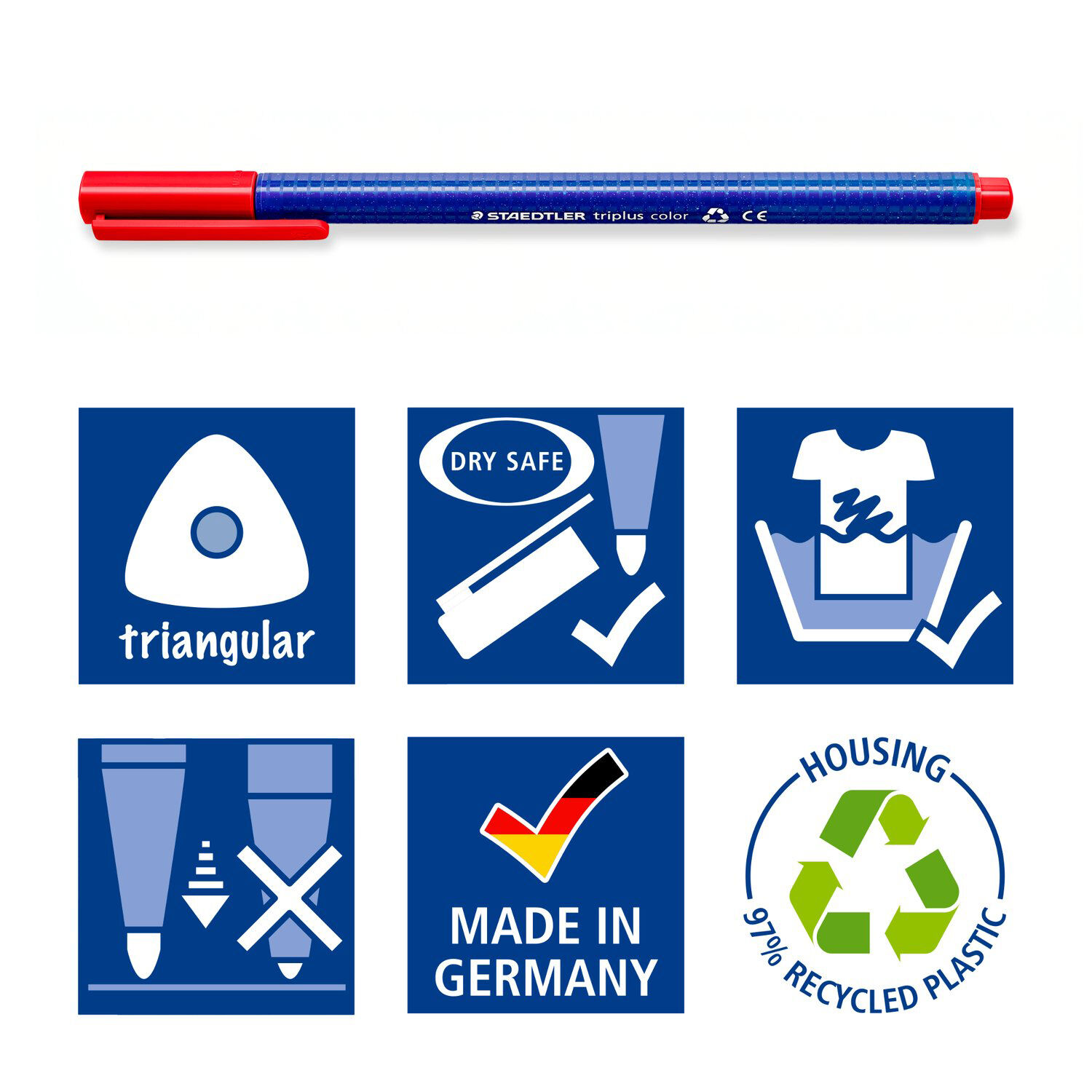 Staedtler Fasermaler triplus color, 10 Stifte sortiert Bild 4
