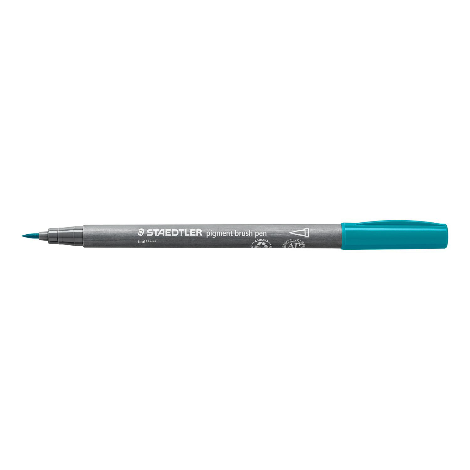 Staedtler Pigment Brush Pen, blaugr�n