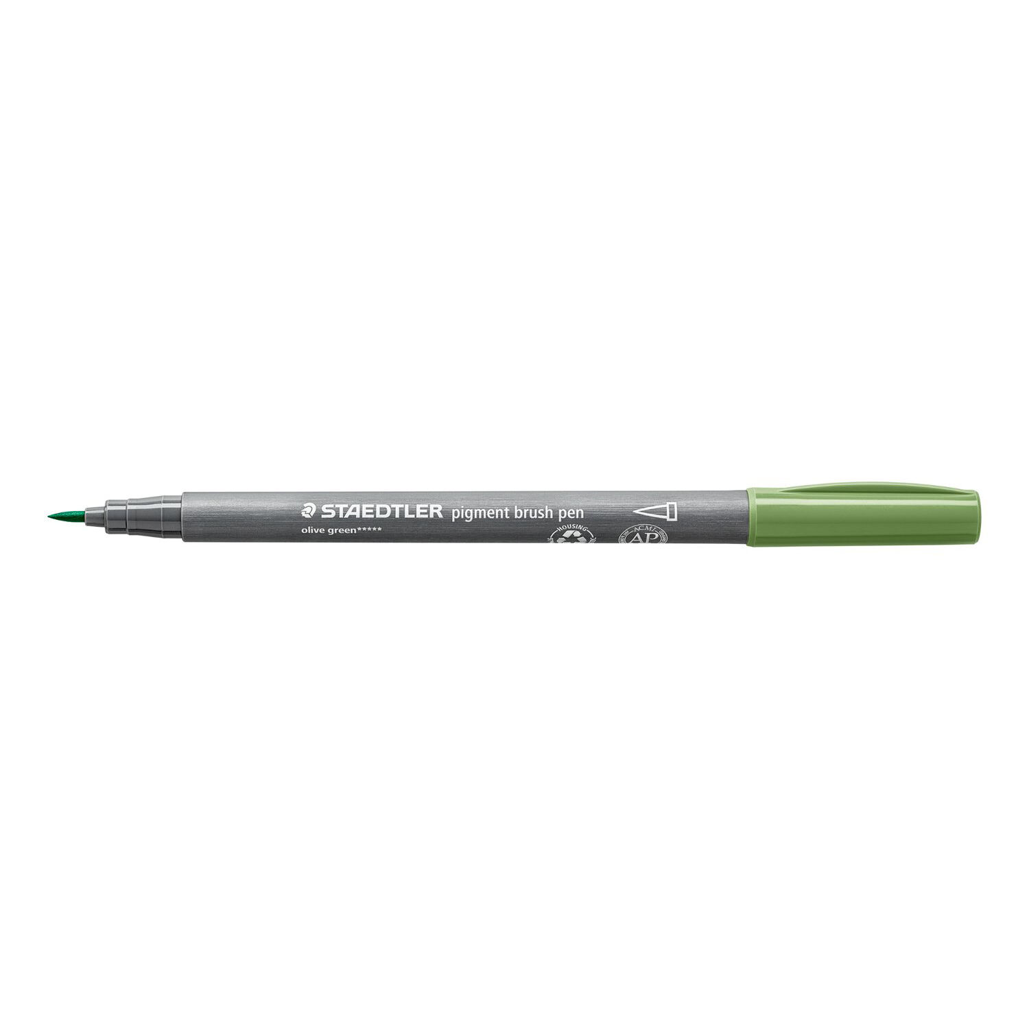 Staedtler Pigment Brush Pen, olivgr�n