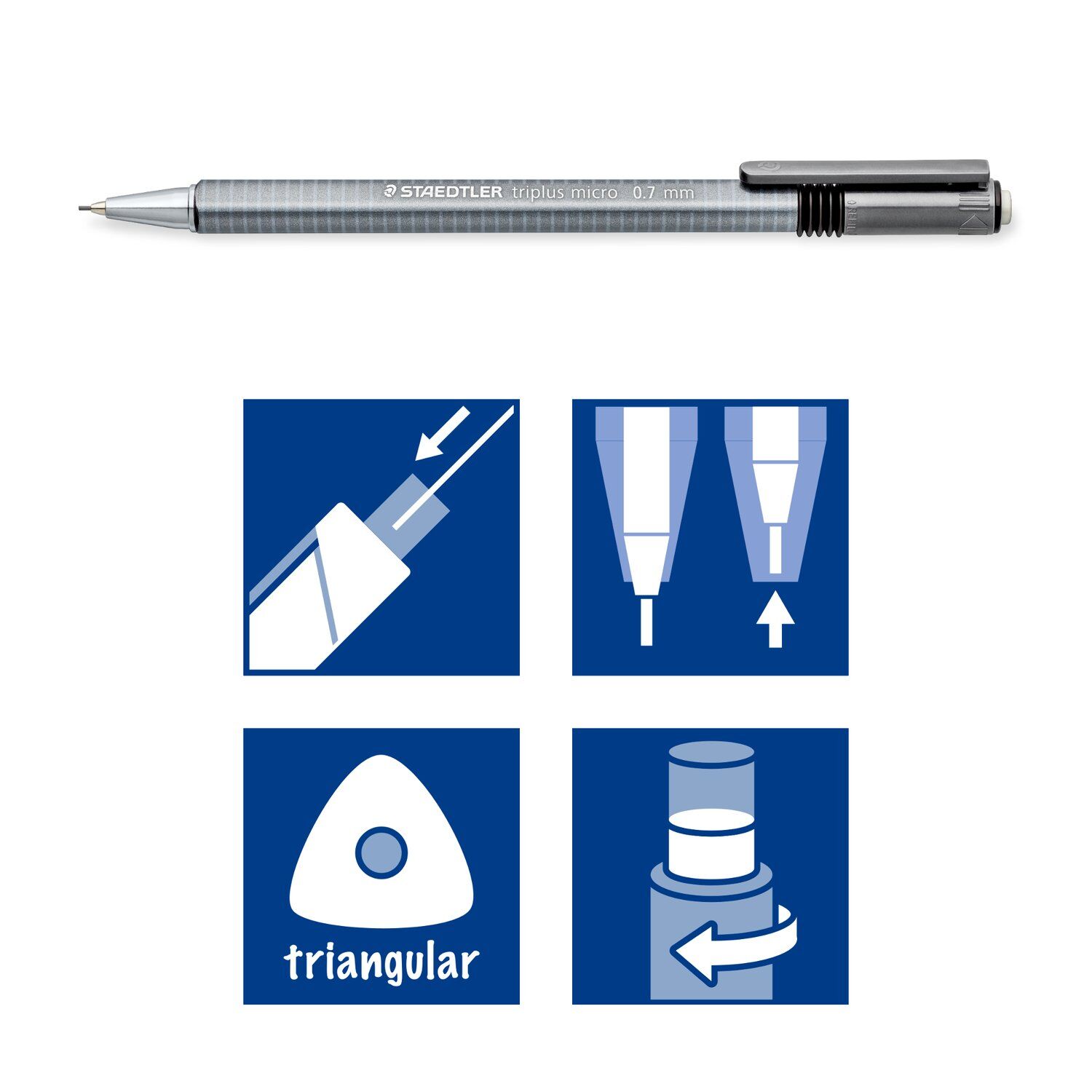 Staedtler Druckbleistift triplus B-Mine, 0,7mm Bild 4