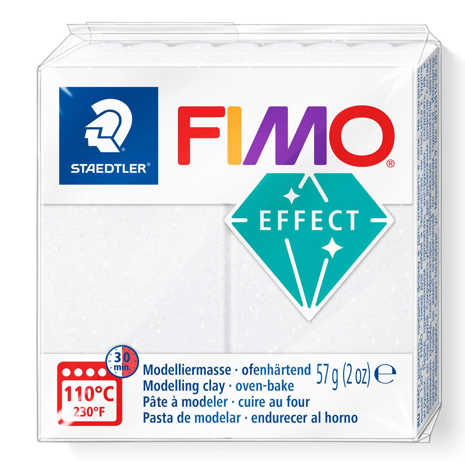 NEU Fimo Effect 57g, Galaxy-Wei�