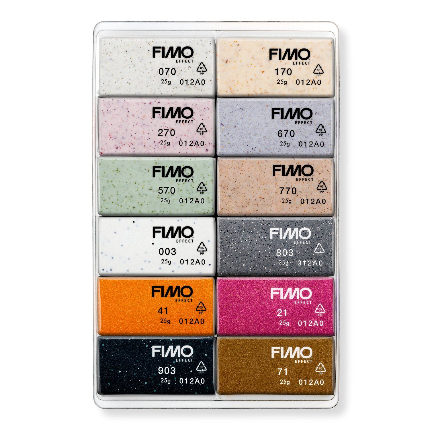 Staedtler Set Fimo Effect Boho Colours, 12 Halbbl�cke Bild 2
