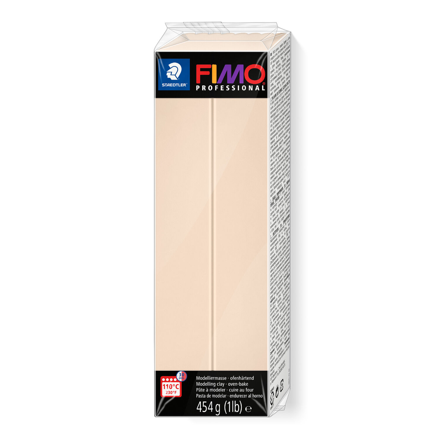 Fimo Professional Gro�block, 454g, Beige