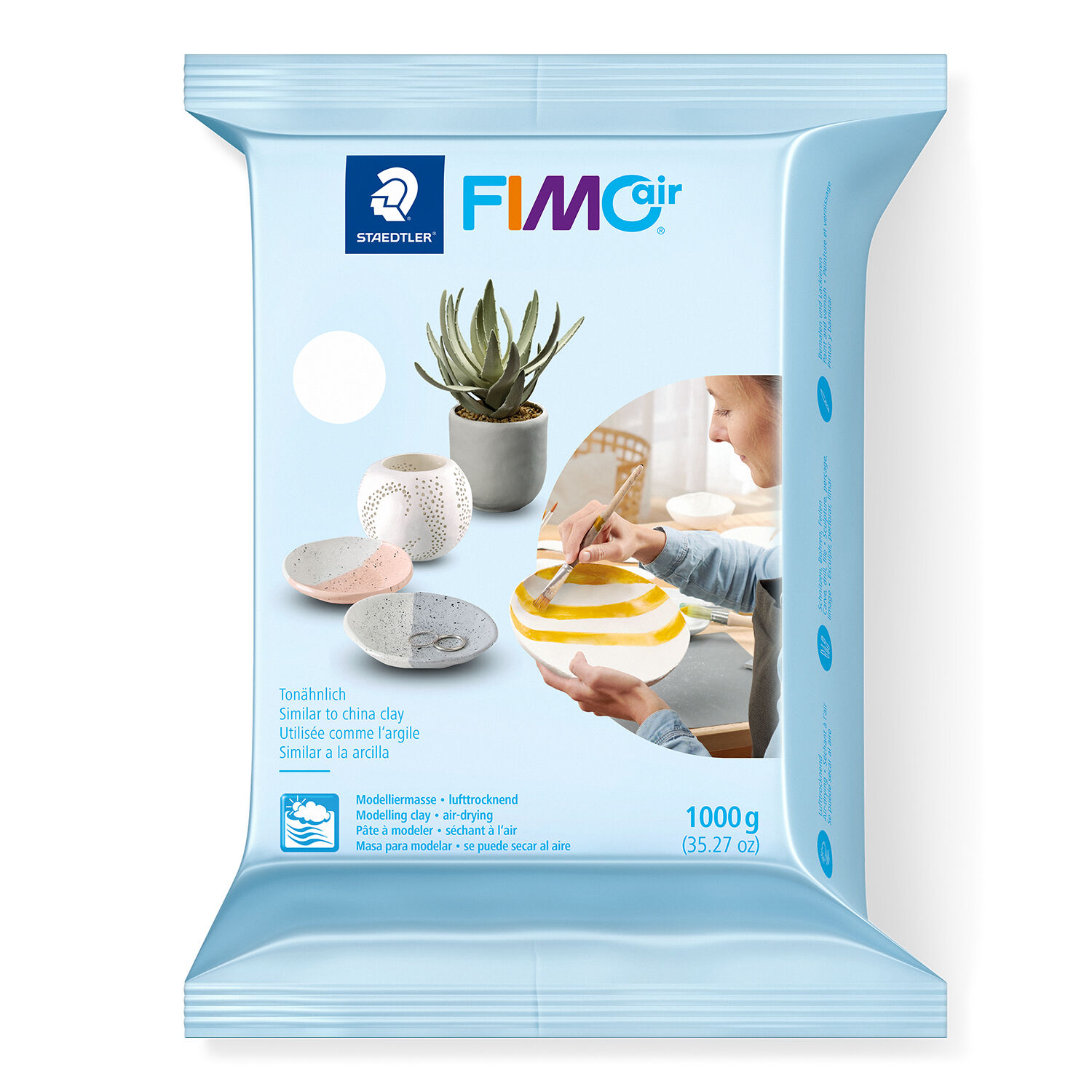 FimoAir basic Modelliermasse, 1000g, wei�