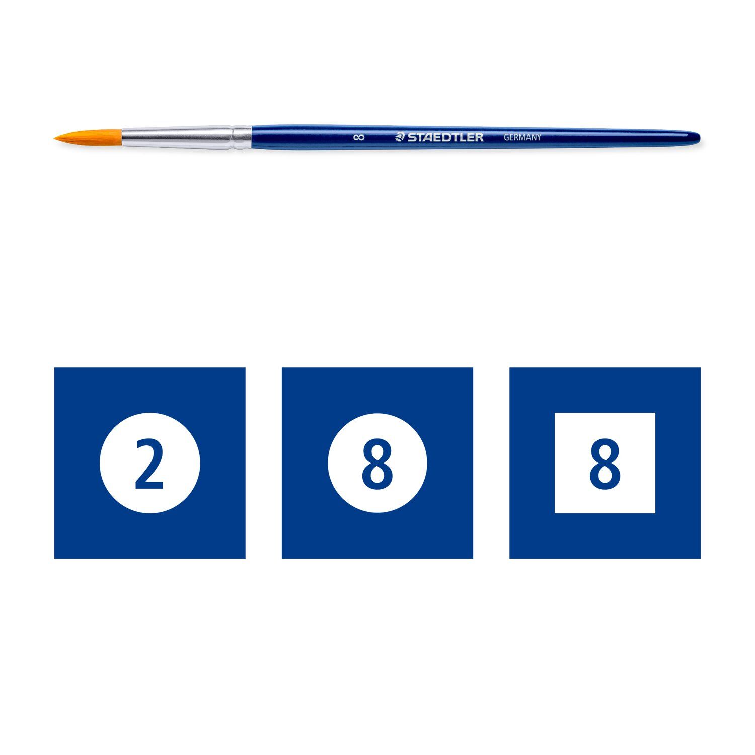 Staedtler Pinselset Synthetik, 3 St�ck sortiert Bild 5