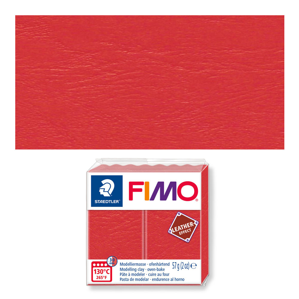 SALE Staedtler Fimo Effect Leder, 57g, Wassermelone