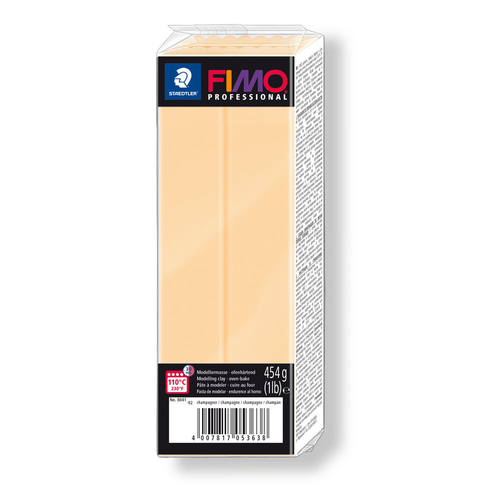 Fimo Professional Gro�block, 454g, Champagner