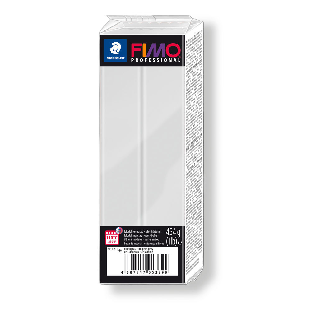 Fimo Professional Gro�block, 454g, Delfingrau