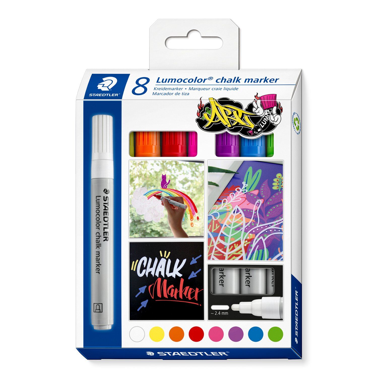 Staedtler Kreidemarker Lumocolor, 8 St�ck sortiert