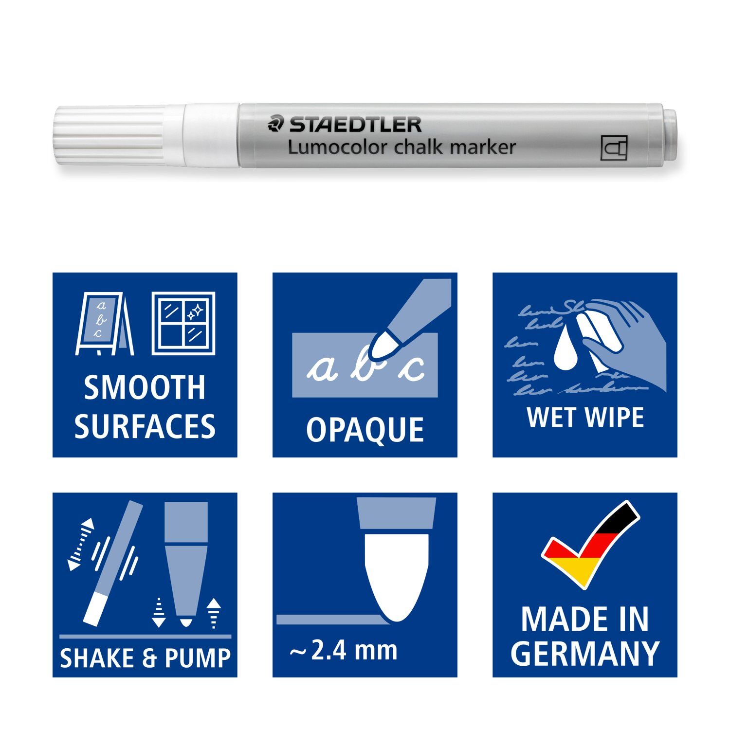 Staedtler Kreidemarker Lumocolor, 4 St�ck sortiert Bild 4